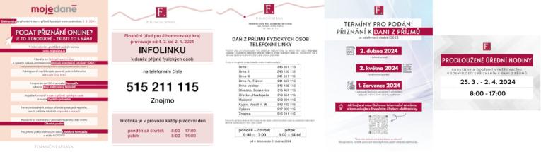 Letáky Finanční správy