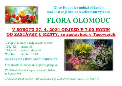 Pozvánka na Floru Olomouc