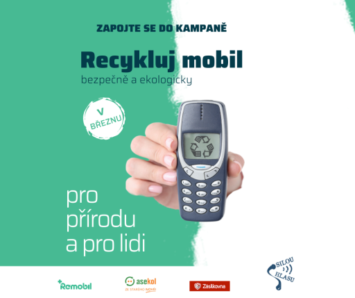 Leták recykluj mobil