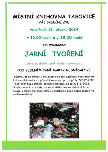 Pozvánka na workchop