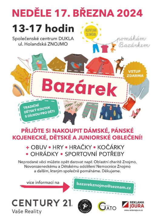 Pozvánka na Bazárek