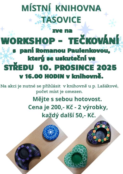 Pozvánka na&nbsp;workshop