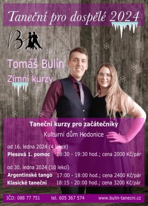 Pozvánka na zimní taneční kurz